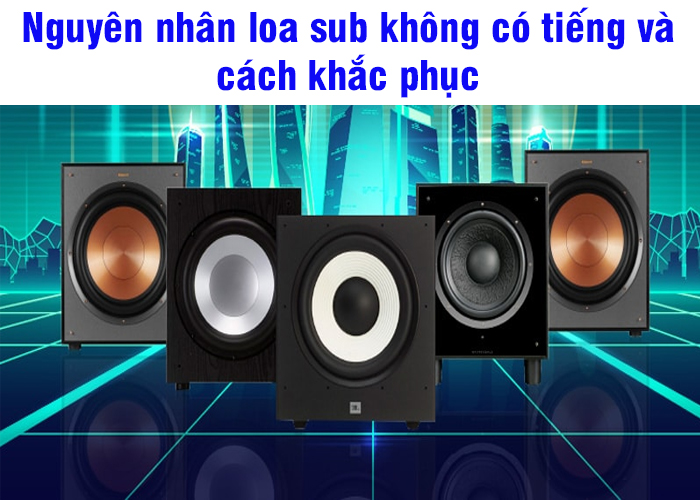 Nguyên nhân loa sub không có tiếng và cách khắc phục